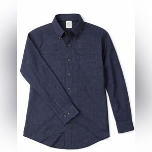 Brooks Brothers Navy Textured Button-Down Shirt